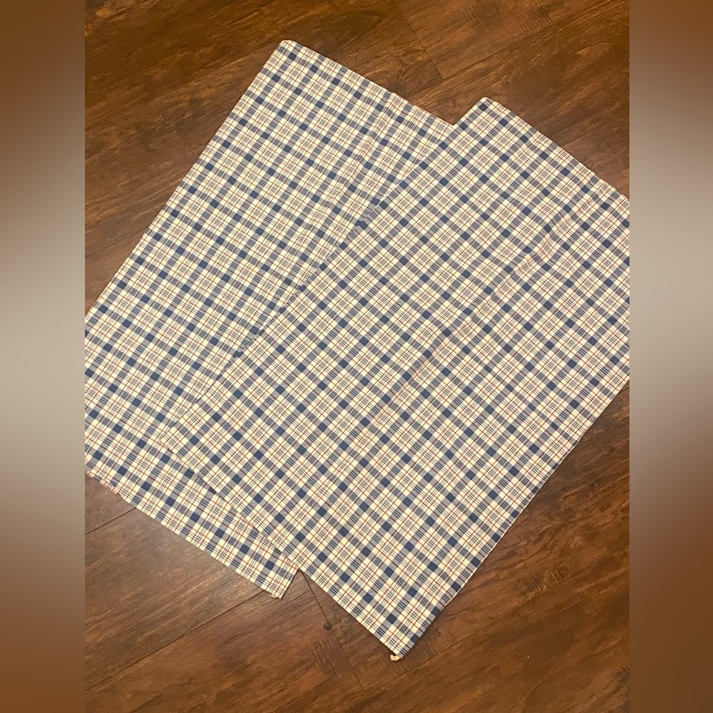 Luxurious RALPH LAUREN AMERICANA Plaid Red Blue Standard Pillowcases